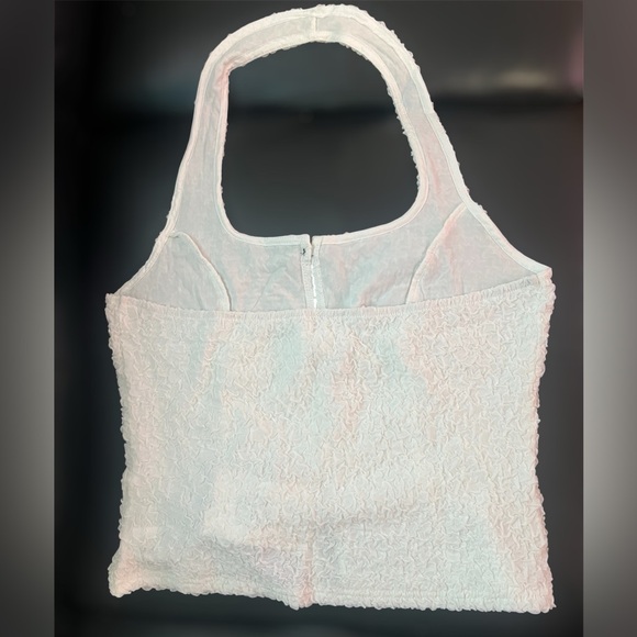 Cider White Textured Camisole Top zise L - Picture 2 of 6